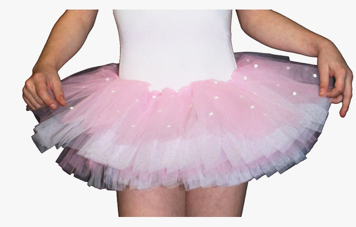 dvobarvni tutu z blescicami